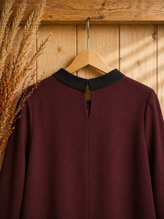 Rochie bordo Atmosphere mărimea 42 stare excelentă elegantă de primăvară