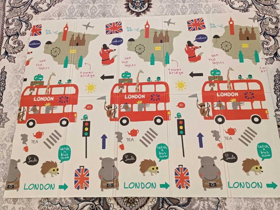 Продается детский термо-коврик, Коврик детский двусторонний