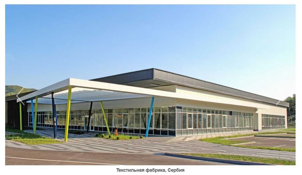 Производственные здания из сэндвич-панелей. Завод/Фабрика/Склад/Ангар