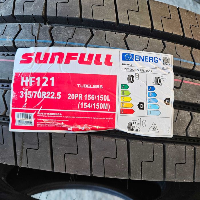 Нови гуми 315/70R22.5 SUNFULL 156/150L 154/150M 20PR DOT3025 Vietnam