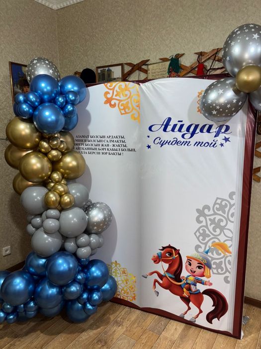 Гелевые шары.Фотозона