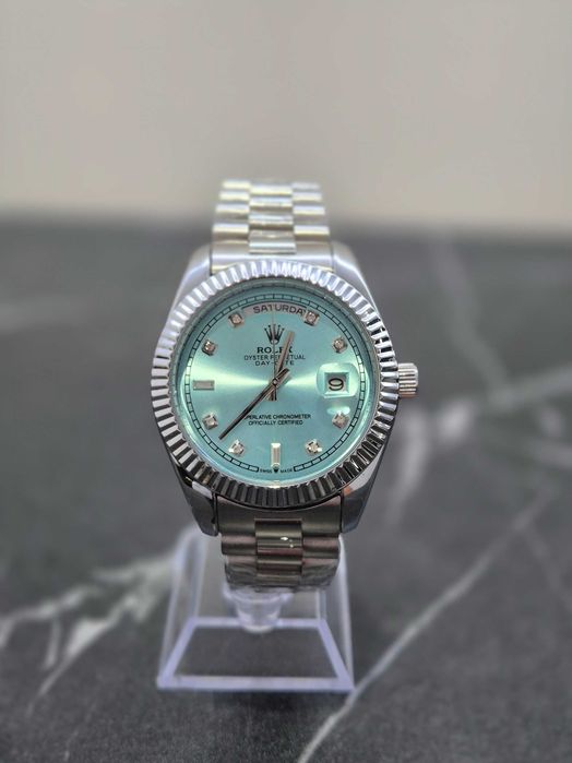 Ceas DayDate Tiffany Blue 18K - 41mm
