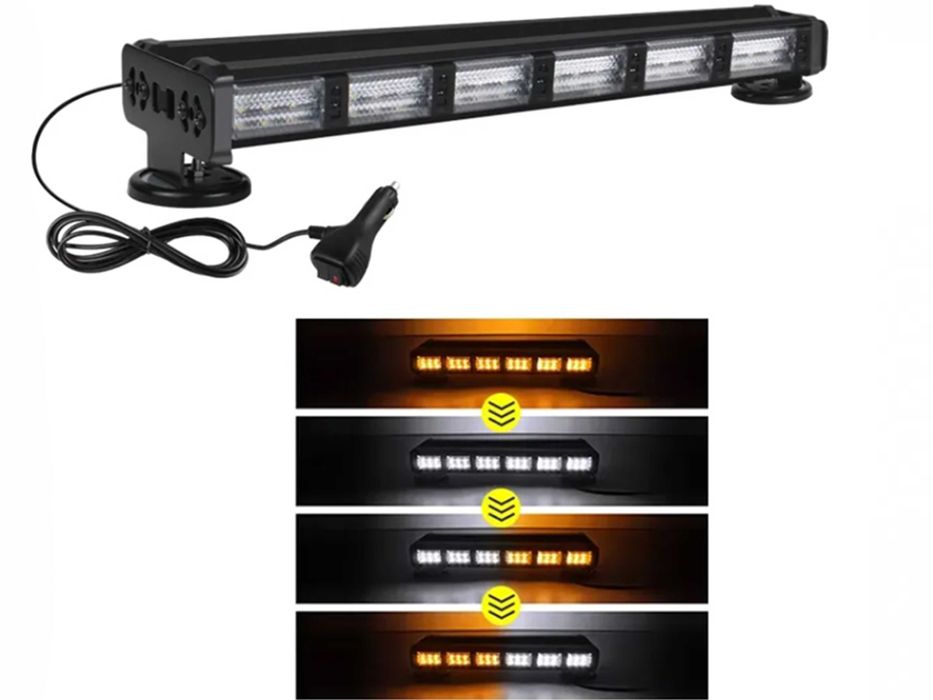 Сигнална аварийна лампа 12/24V 9*27 SMD 110 см