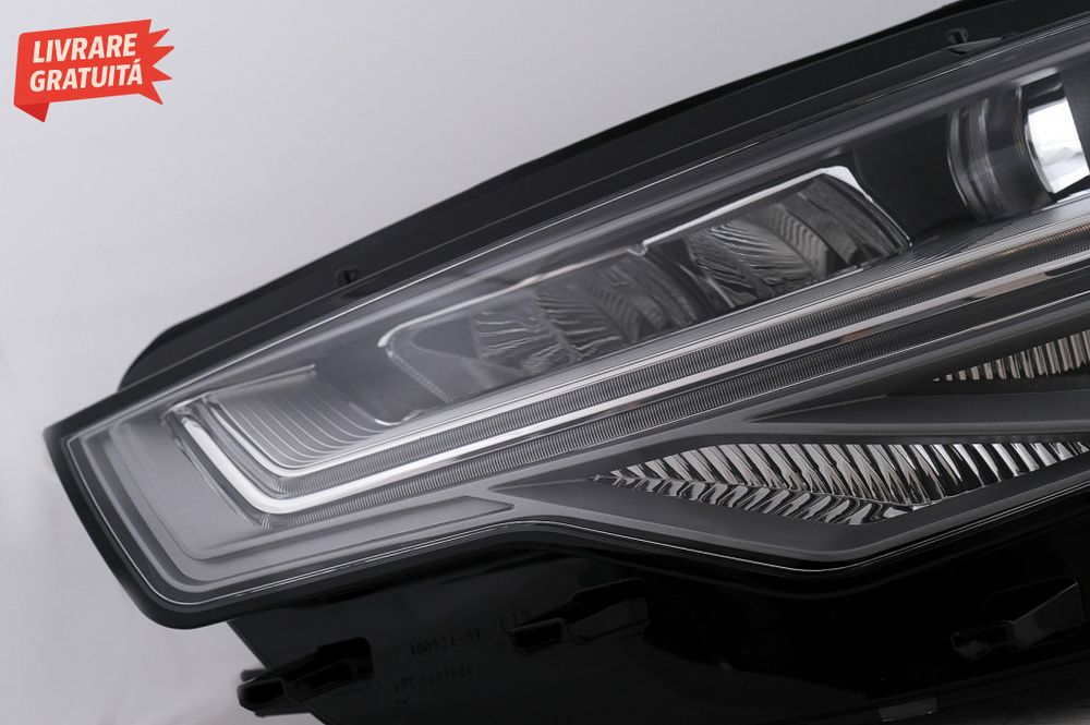 Faruri Full LED Audi A6 4G C7 (2011-2014) Facelift Design conversie de