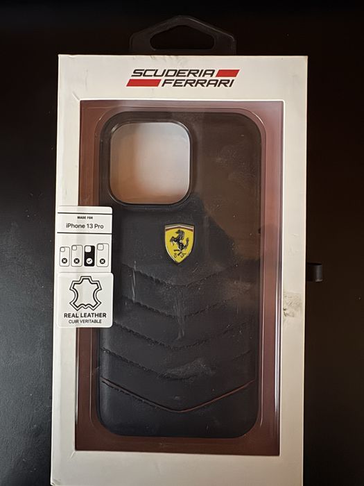 Husă iPhone 13 Pro Ferrari Piele