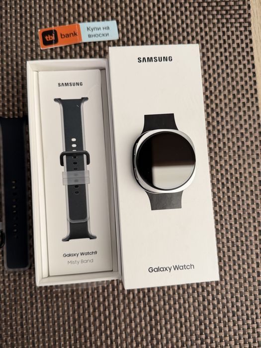 НОВ! Silver! Samsung Watch 9 LTE / 44mm L355 *ЛИЗИНГ TBI