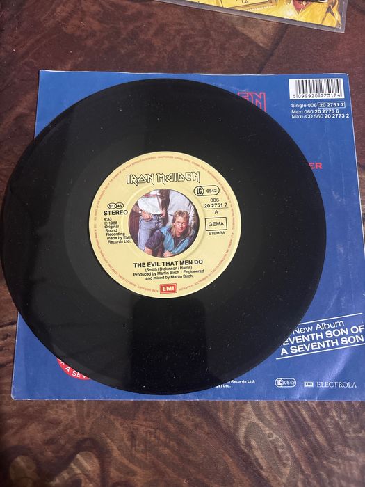 Iron Maiden-The evil that men do-сингъл 1988г
