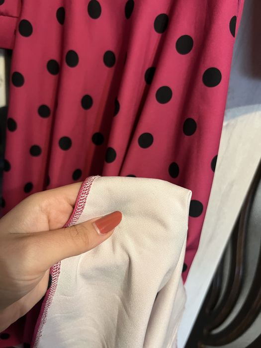 Rochie midi roz eleganta