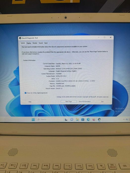 Laptop Toshiba Satellite C55 i3-5005U GeForce 920m AGP Amanet Cod 3669