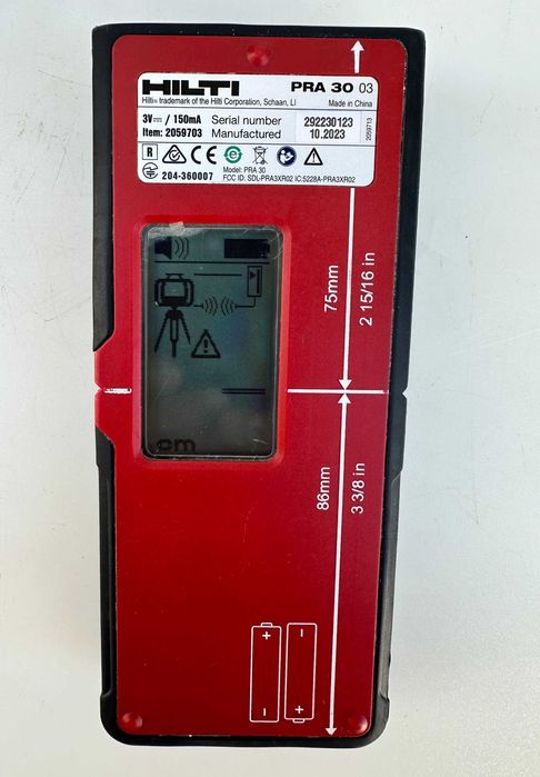 Hilti PR 30-HVS A12 -Ротационен лазер за употреба на открито перфектен