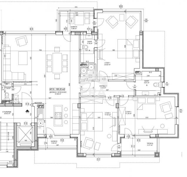 Продава се Четиристаен апартамент в София, Бояна - 194 кв.м за 2578 €/кв.м - Снимка #10