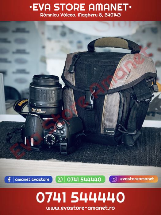 Aparat foto DSLR Nikon D3100 14.2MP + Obiectiv 18-55mm DX VR