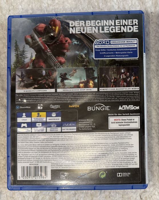 Destiny 2, PS4 игра