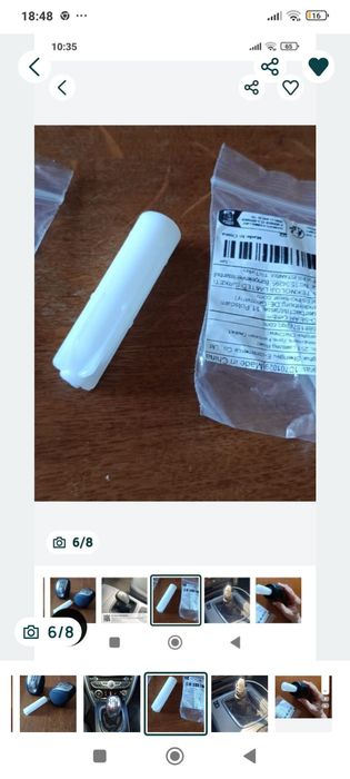 Nuca piele schimbător viteze 6+1 trepte pt auto din gama Renault