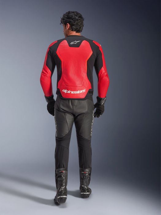 Кожено Мото Яке Alpinestars GP Force V2 Air - Red Red Fluo