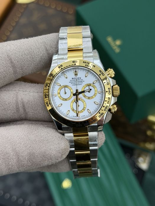 Rolex Daytona Two Tone Whitte