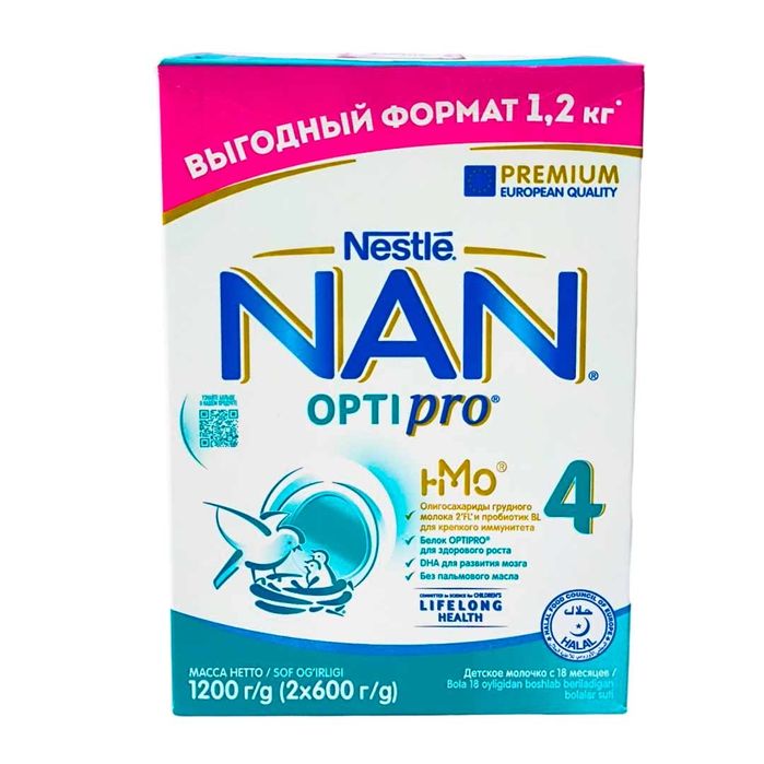 NAN optipro 4 1200 гр смесь
