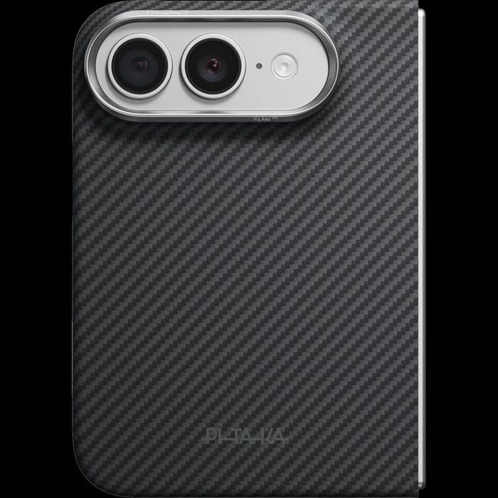 Карбонов Калъф с MagSafe Pitaka Edge Case Over the Horizon 2.0 за iPhone Duo – Black/Grey