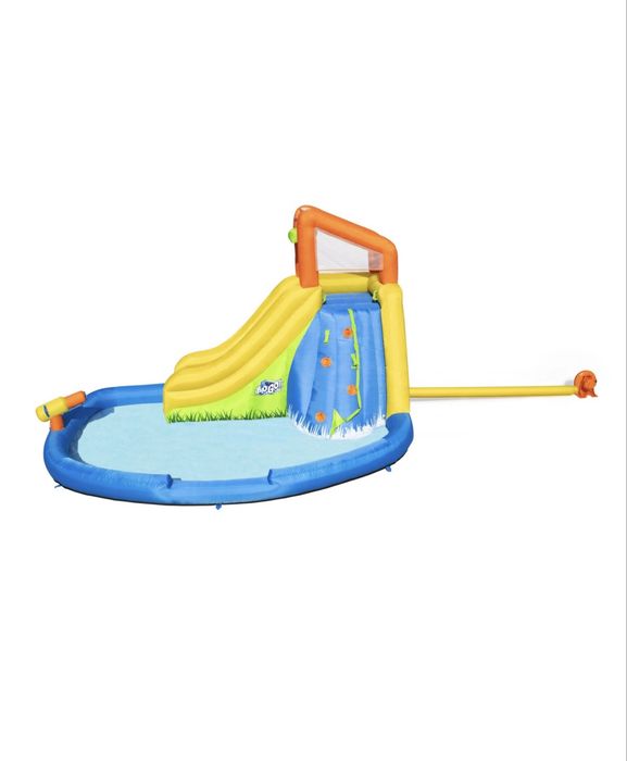 Tobogan gonflabil cu apa - Centru de joaca copii, Bestway Mega, gonflabil, PVC, 435 x 286 x 267 cm