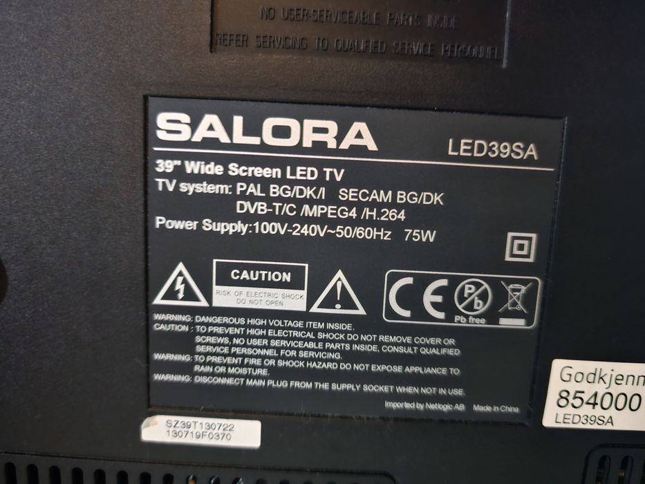 Телевизор salara 39инча
