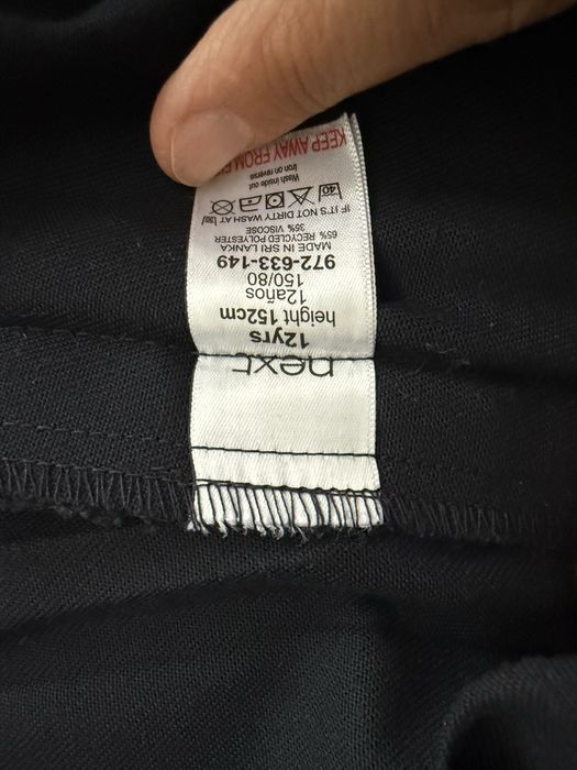 Темно-синий школьный сарафан