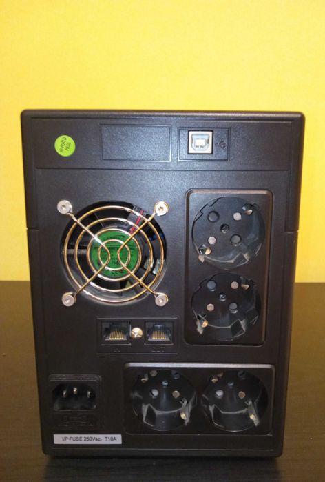 UPS Mustek PowerMust 1500VA 900W cu cablu alimentare si fara baterii in stare perfecta de functionare