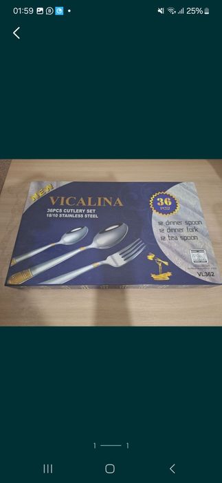 Vicalina набор столовых приборов VL-322 36 шт, нержавеющая ложка и вил