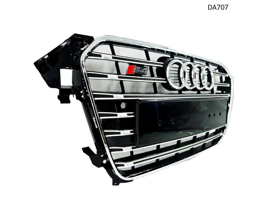 Grila fata Sline S4 pentru Audi A4 B8.5 2012-2015 Cromat