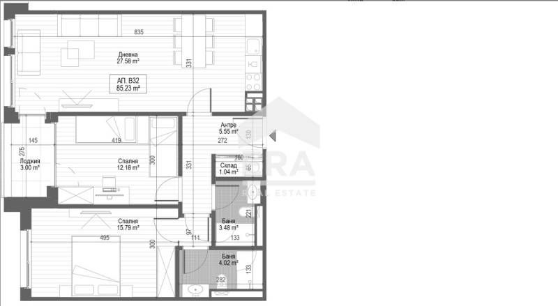 Продава се Тристаен апартамент в София, Център - 101 кв.м за 1837 €/кв.м - Снимка #6