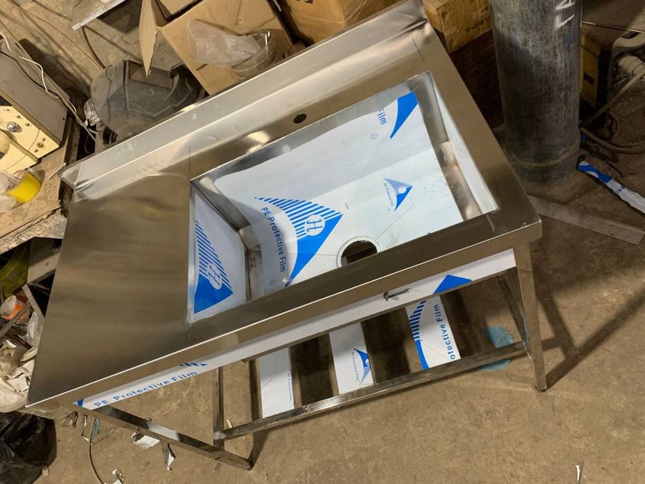 Nerjaveka stol pech Стол из нержавейка