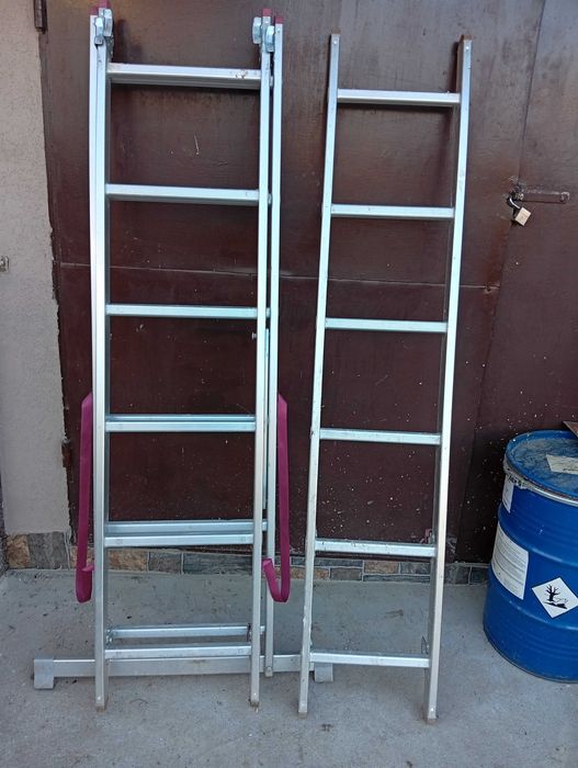 Scara combinata din Aluminiu 3 x 6 trepte