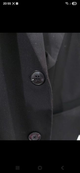 Sacou negru damă XL