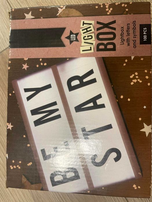 Light Box / Светеща табела за послания с големи букви