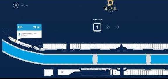 "СРОЧНО Успейте‼️ КОРОБКА Seoul Mun 22м2 Сеул, Торгового центр Next‼️