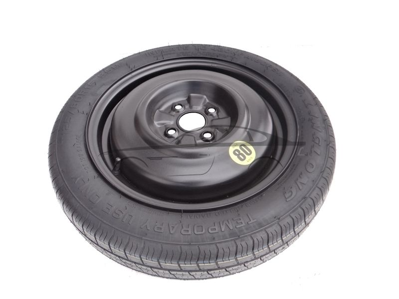 Нова резервна гума патерица за KIA, SUZUKI, HYUNDAI, TOYOTA 125/80R15 4x100x54,1