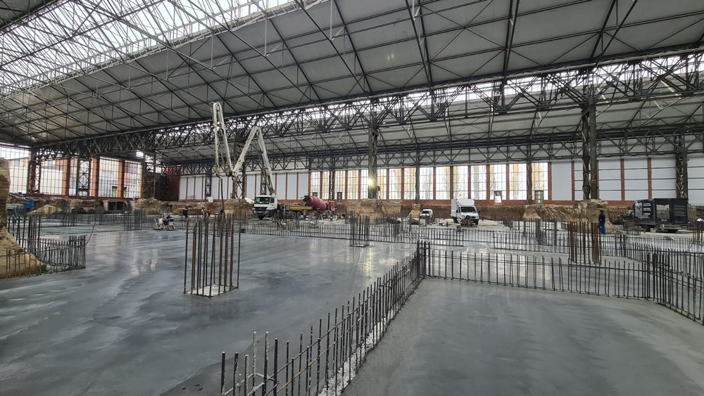 Turnare Beton Finisat cu Elicopter si cuart - Pardoseli Elicopterizate