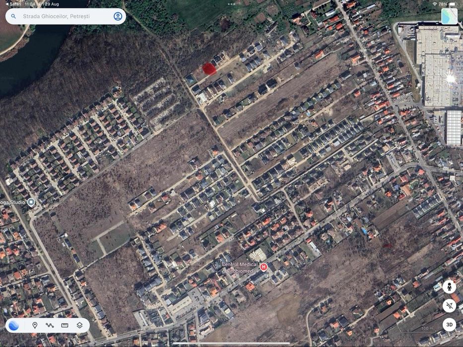 Teren 1120 mp Balotesti, str Ghioceilor Autorizatie Constructie