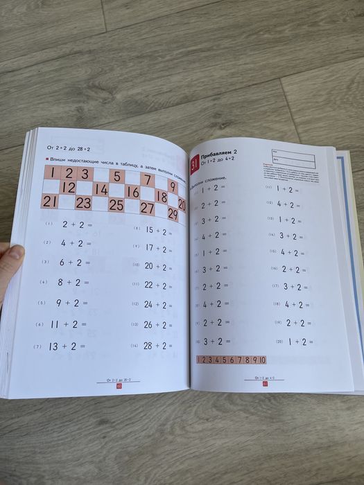 Тетрадь Kumon учимся складывать простые примеры