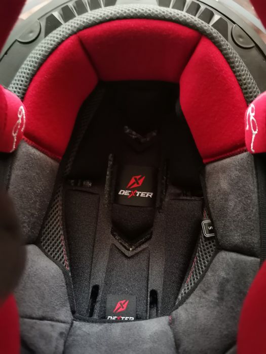 Карбонова Каска за мотор Dexter Cronos Carbon - Domin 8
