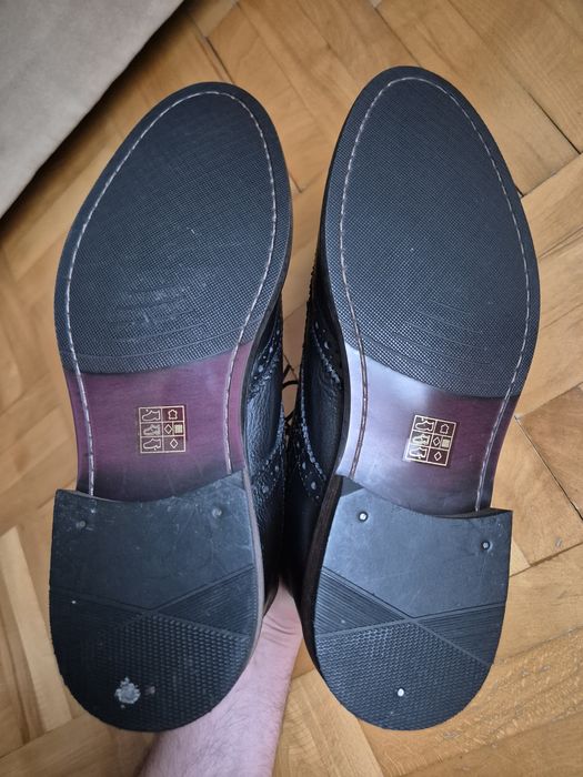 Ghete ASOS Premium, Piele Naturală, Talpă Cusută, Bărbați - 42