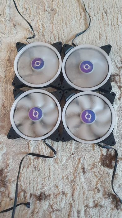 4 ventilatoare AQIRYS Cetus 140mm ARGB