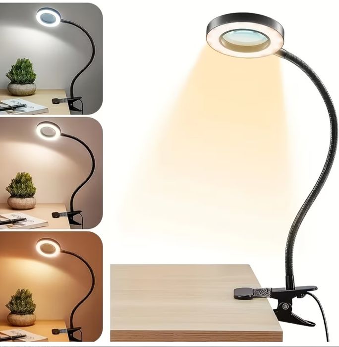 Led, лед лампа с лупа