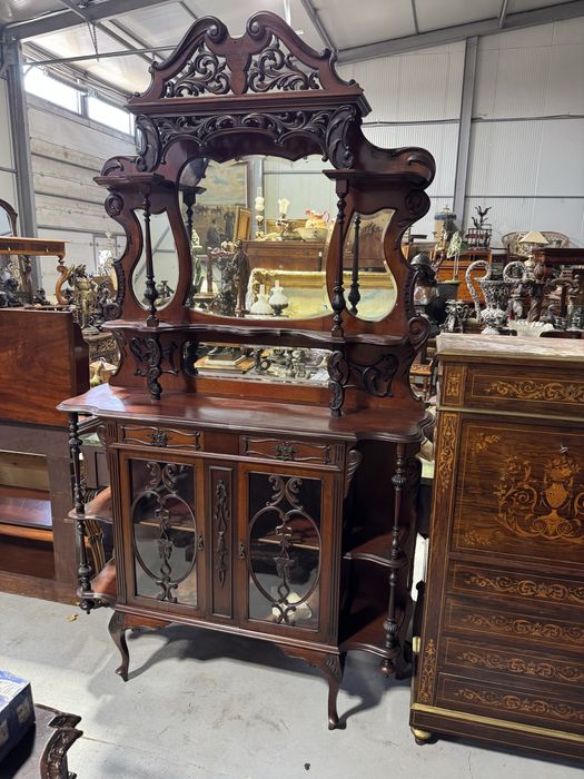 Bufet cu oglinda - lemn masiv, stil clasic