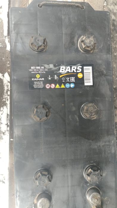 два аккумулятора 190 a/h Барс