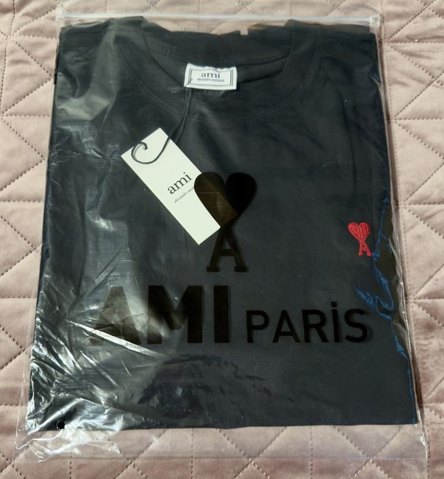 Tricou Ami Paris oversize (S-XXL) model nou livrare oriunde cu verif