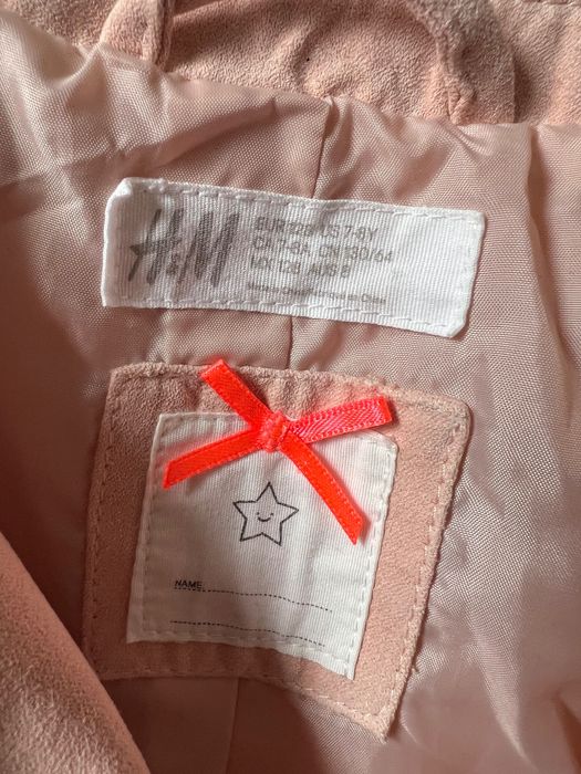 Детско велурено яке - H&M  128 см. 7-8 г.