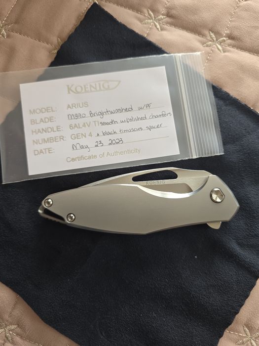 Сгъваем нож Koenig Arius USA