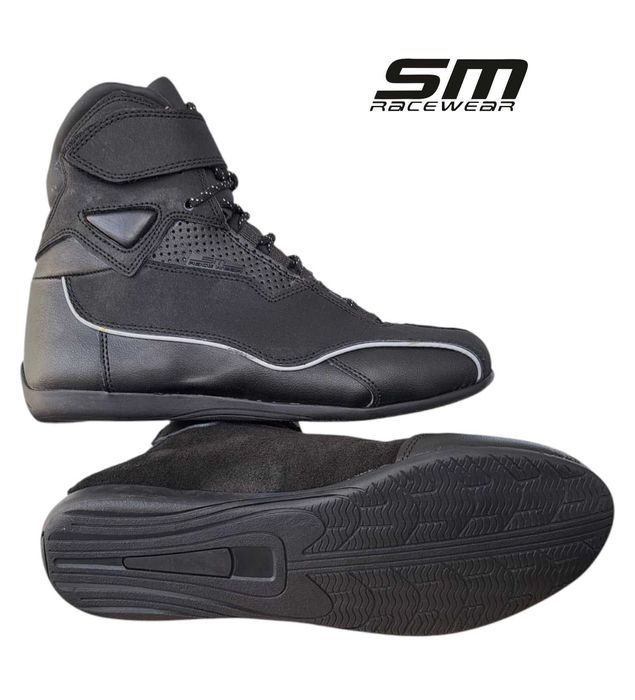 Ghete moto SM City Black marimea 38, 39, 40, 41, 42, 43, 44, 45 Noi!!!