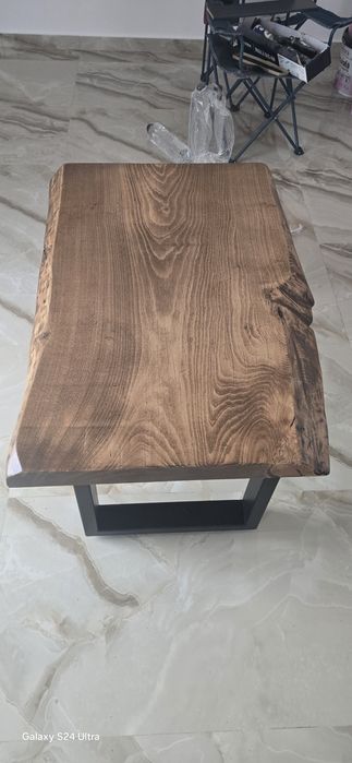 Masa cafea lemn  model rustic