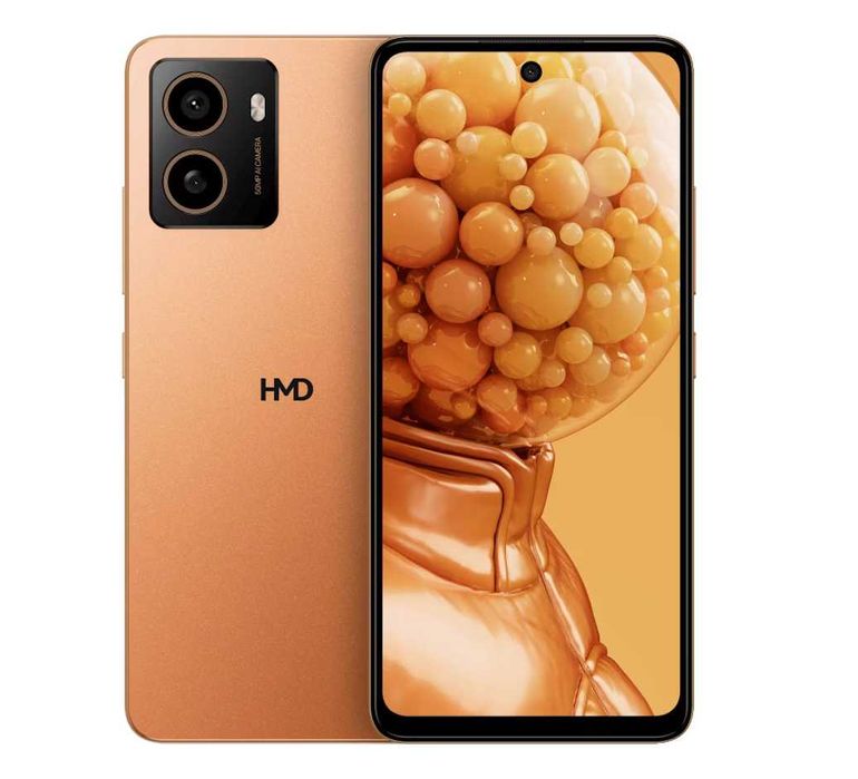 Telefon mobil HMD Pulse+, Dual SIM, 128GB, 4GB RAM, Apricot Crush